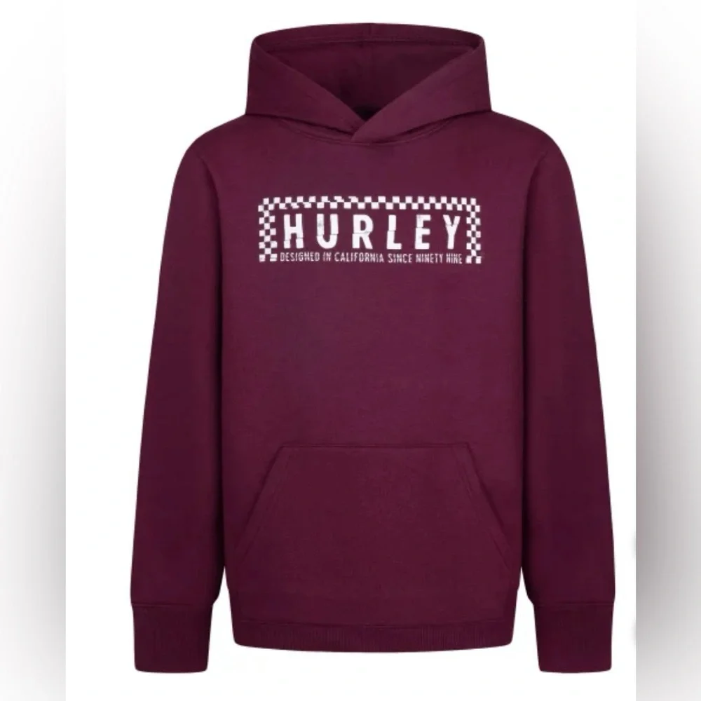 Hurley Maroon  Pullover Hoodie